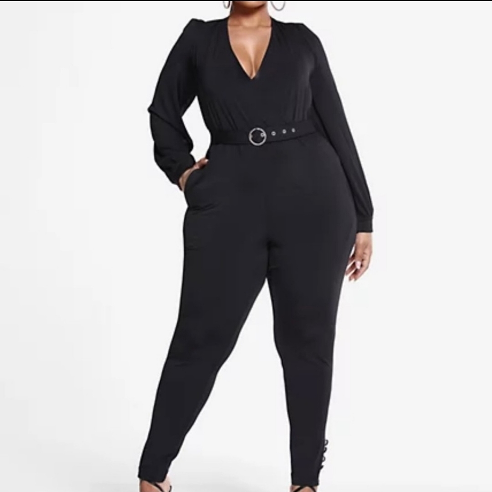 Fashion to Figure Jumpsuit Size 4 Black